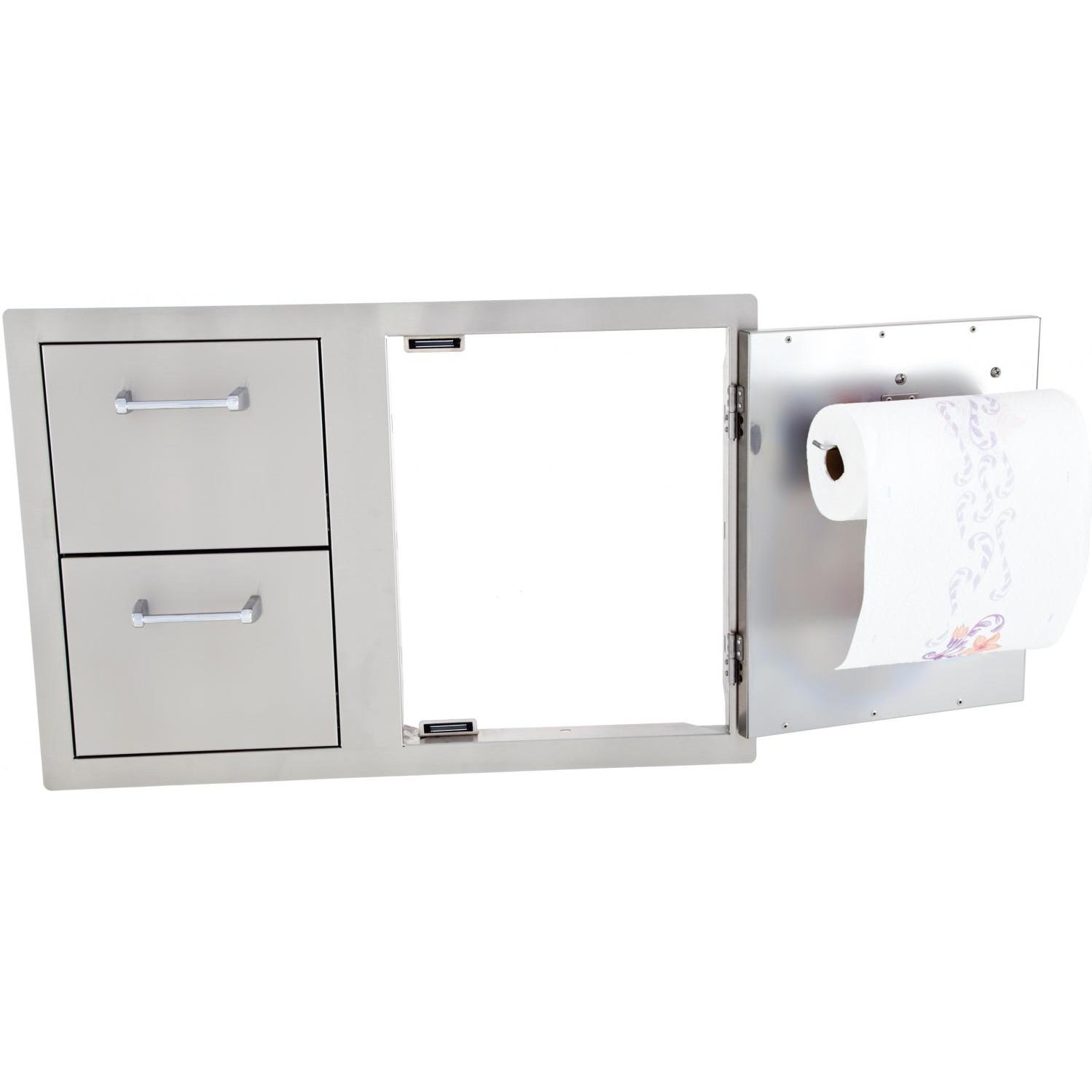 Lion 33-Inch Access Door & Double Drawer Combo – Outdoor Florida