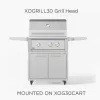XO 30 Inch Grill Cart with Folding Side Shelves- MODEL # XOG30CART - Image 2