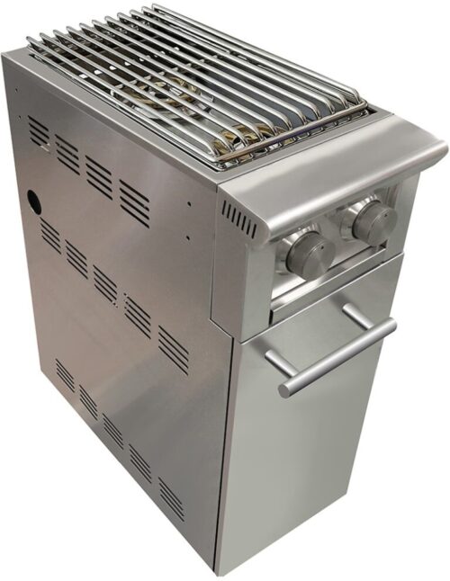 Sunstone 24 Stainless Steel Power Cirque Natural Gas Burner with Flat-Top  Griller
