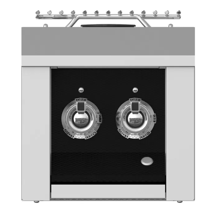 Aspire By Hestan Double Side Burner - Stealth - Model# AEB122-NG-BK