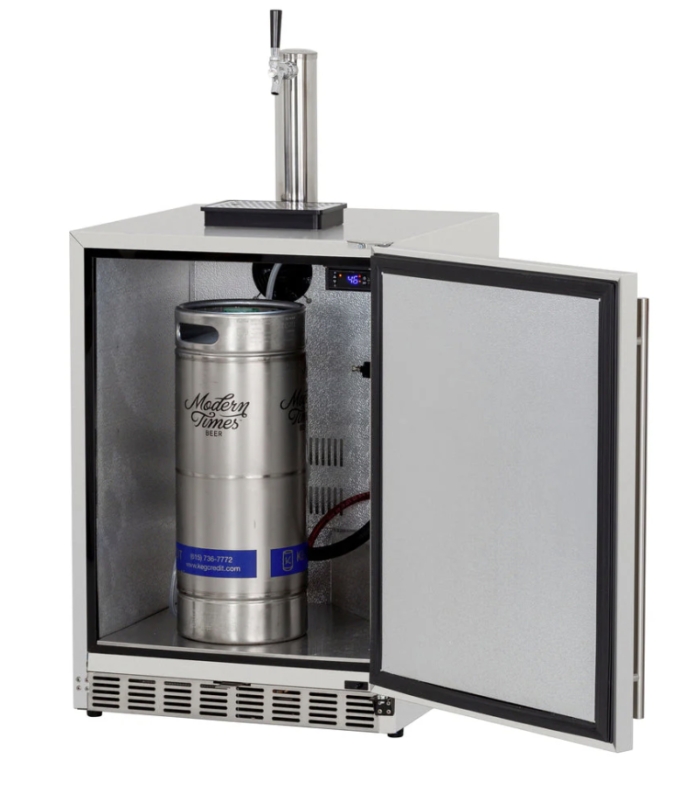 TrueFlame 24" Outdoor Rated Kegerator - Model# TF-RFR-24DK-P - Image 5