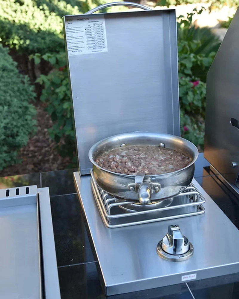 KoKoMo KO-BAK1BG Side Burner – Built-In Stainless Steel - Image 2