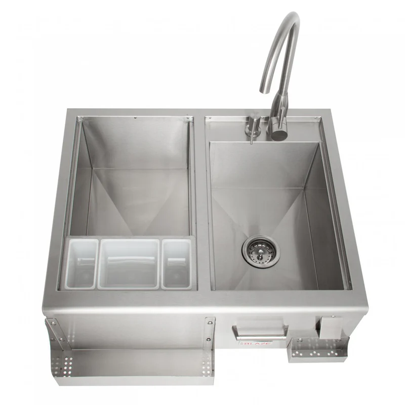 Blaze 30-Inch Beverage Center w/ Sink & Ice Bin Cooler - BLZ-30CKT-SNK - Image 3