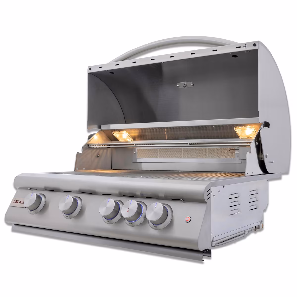 Blaze Sunrise 8-Ft Outdoor Kitchen Island w/ 32-Inch LTE+ Propane Grill in Gunmetal w/ Keon Countertop - Image 3