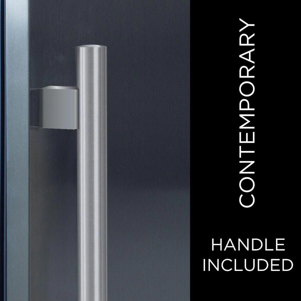 XO 24-Inch 5.7 Cu. Ft. Solid Stainless Steel Refrigerator - Right Hinge - Image 9