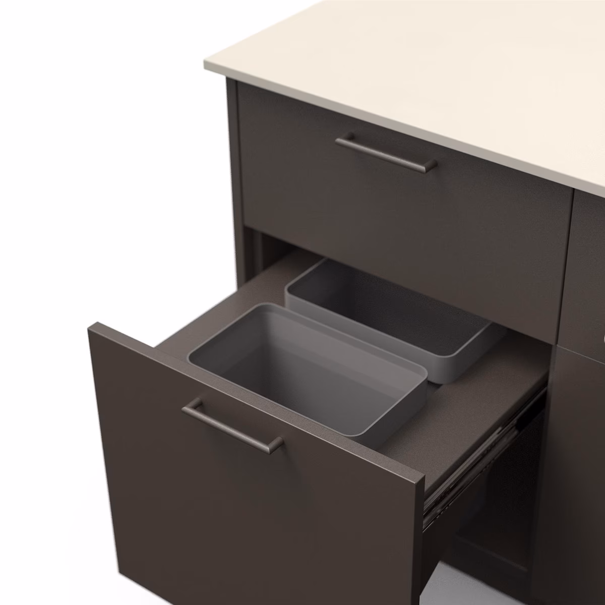 Blaze Morning Glow 10-Ft Outdoor Kitchen Island w/ 40-Inch LTE+ Natural Gas Grill, Fridge in Architectural Bronze w/ Aeris Countertop - Image 4