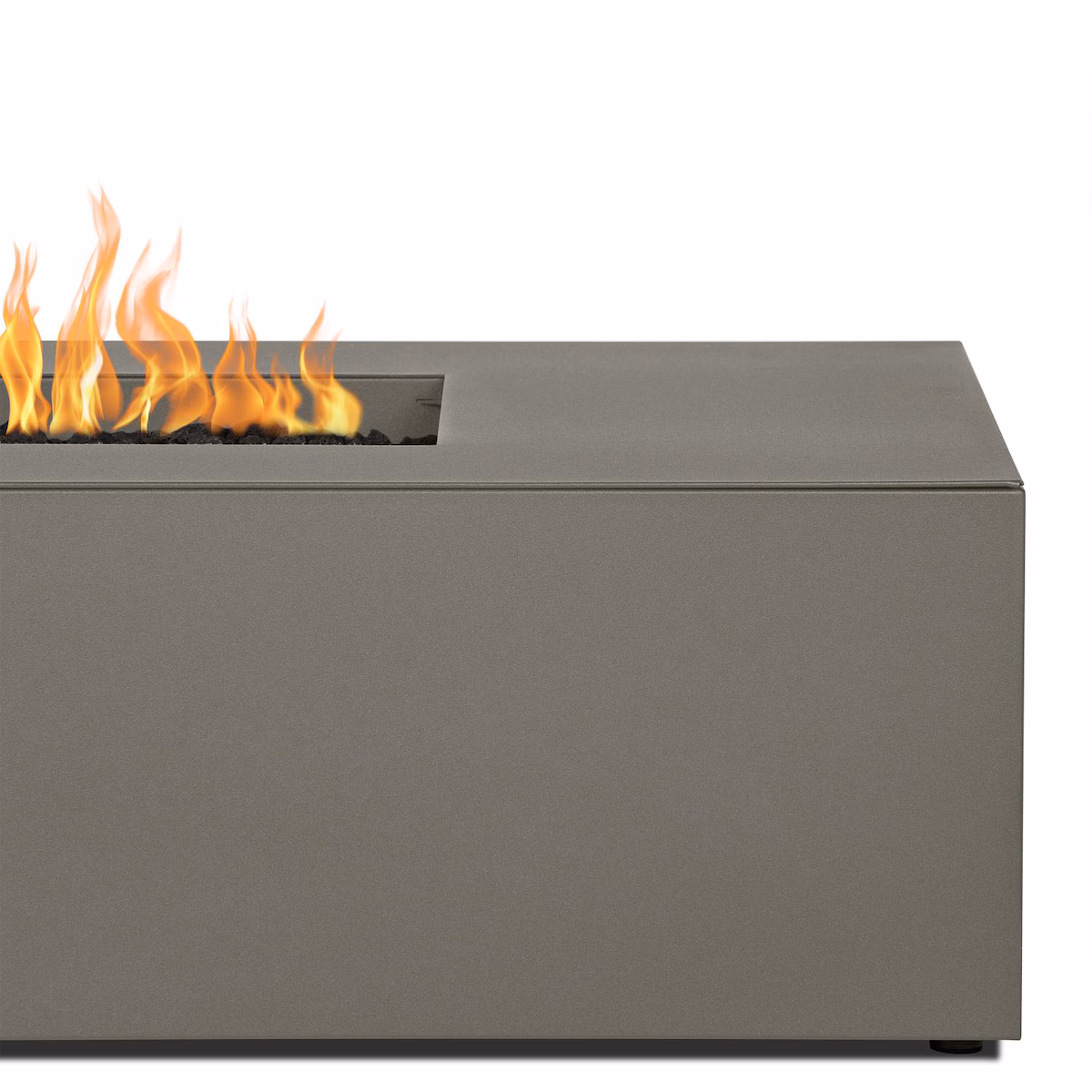 Covewood 72-in Rectangular Aluminum Propane Fire Pit Table - Image 6