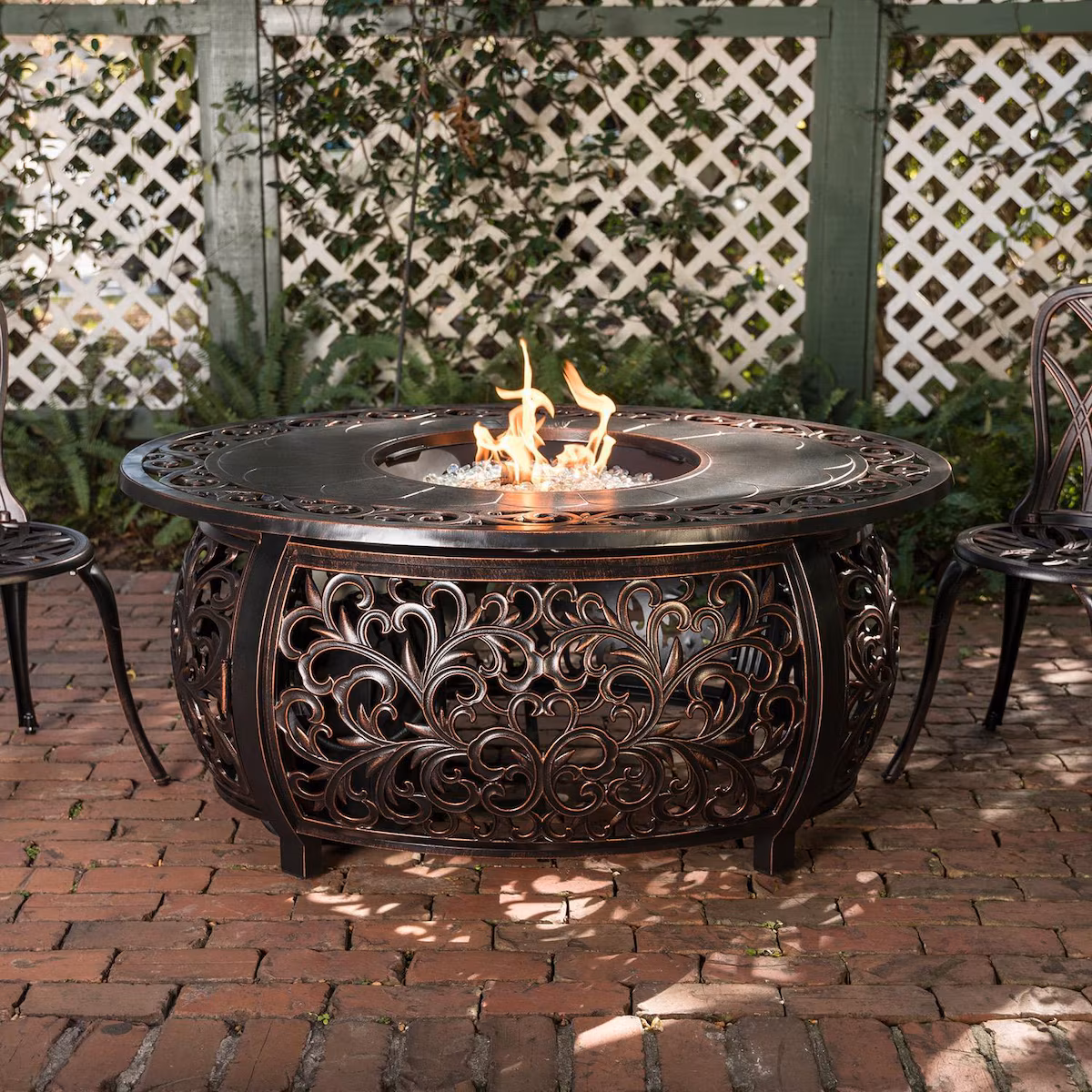 WestCay 51 Inch Round Cast Aluminum