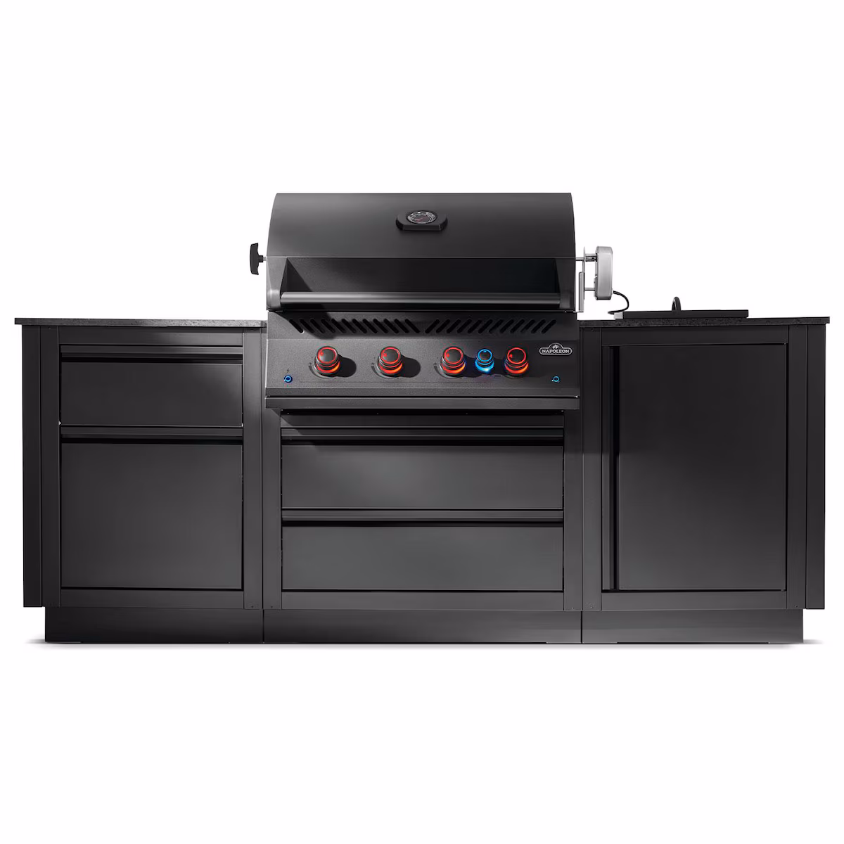Napoleon OASIS 301 Outdoor Kitchen Island w/ Side Burner & 700 Series 32-in Propane Grill Head - ODK301-BIG32RBPMK-1 - Image 5