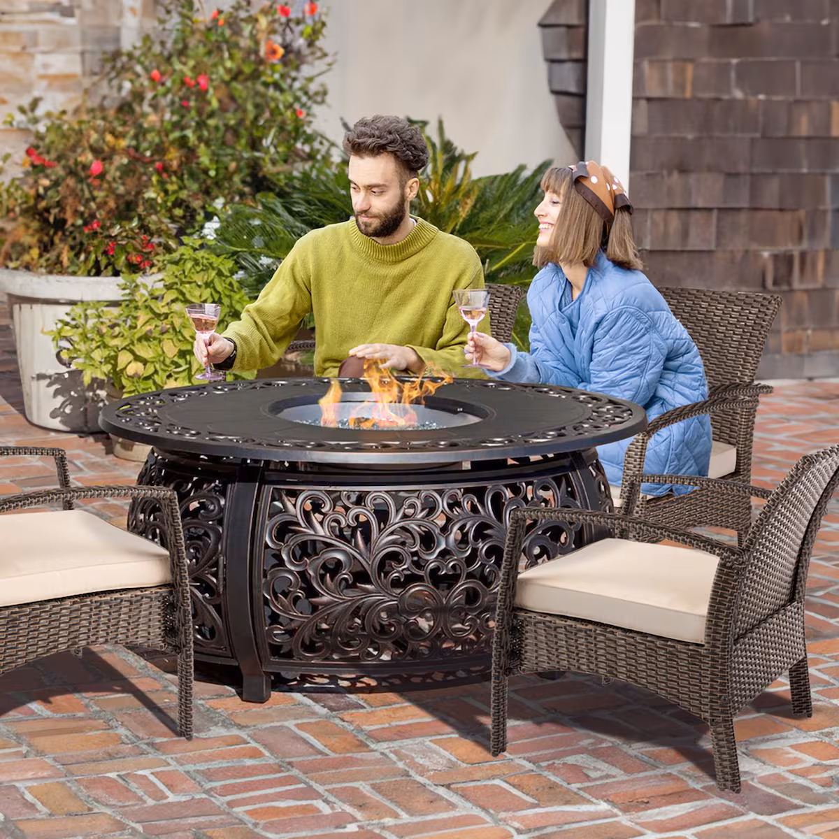 WestCay 51 Inch Round Cast Aluminum - Image 5