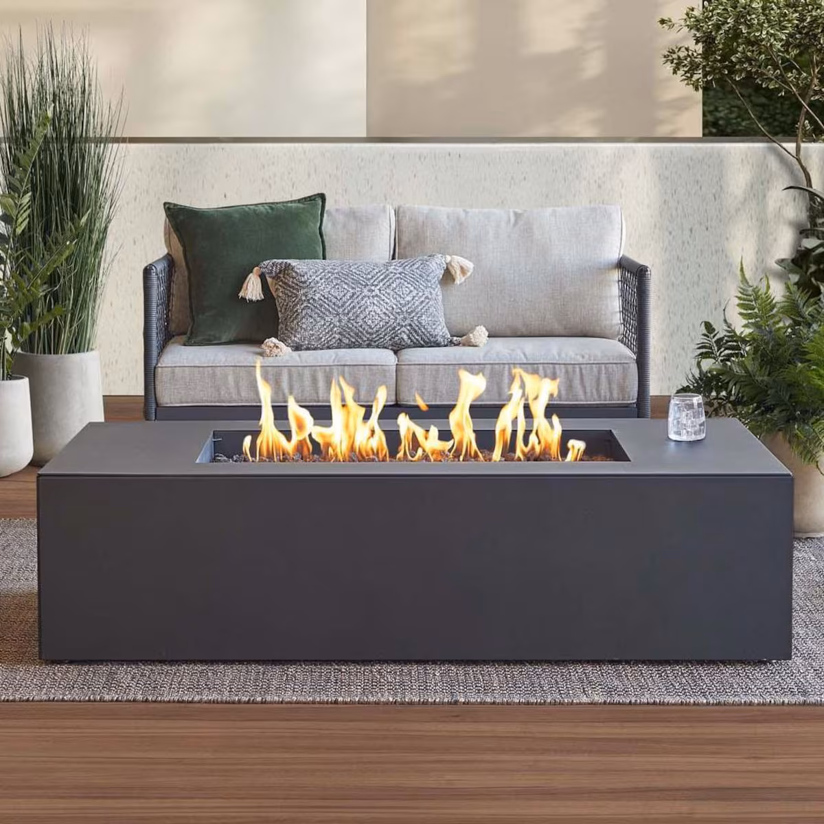 Covewood 58 Inch Low Profile Propane Fire Pit