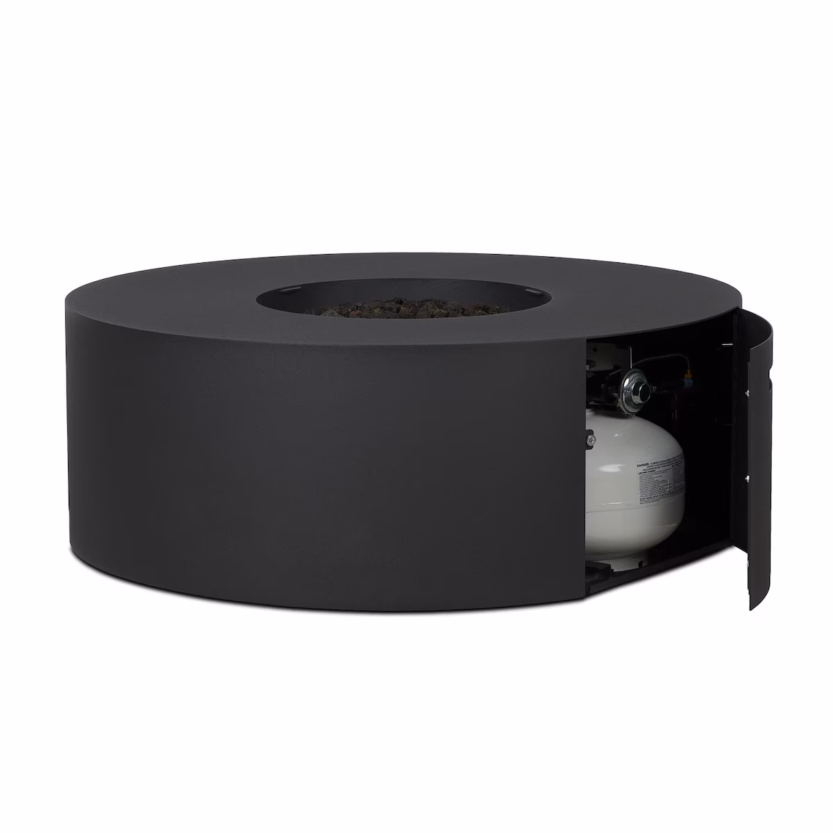 Covewood 41-in Round Aluminum Propane Fire Pit Table - Image 4