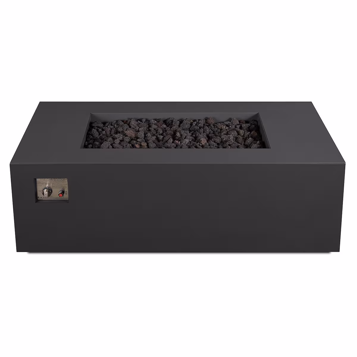 Covewood 58 Inch Rectangular Aluminum Propane Fire Pit - Image 5