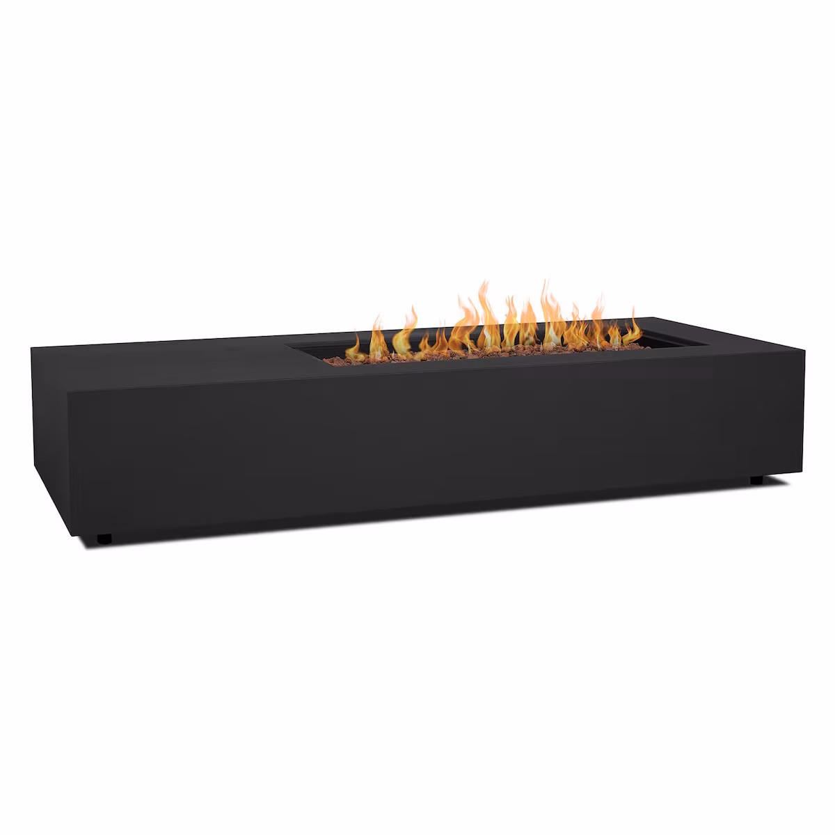Elysian 75-in Rectangular Steel Propane Fire Pit Table - Image 2